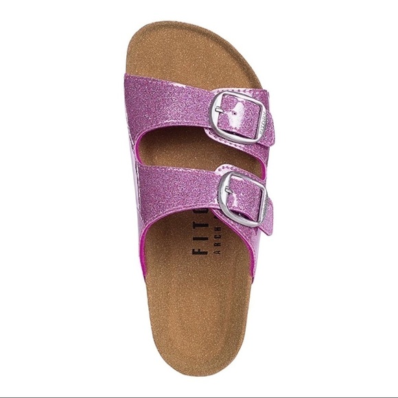 Barbicore Glitter Jelly Slide Sandals Women’s Size 11 Raspberry Glitter … - Picture 5 of 5